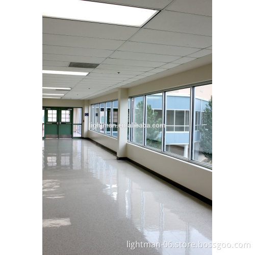 70W 2'x4' Commercial Lighting New Fixture Hanging Installed UL Panel LED